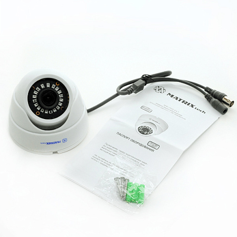 Купольная видеокамера MATRIX DW1080AHD20XF (3,6мм)