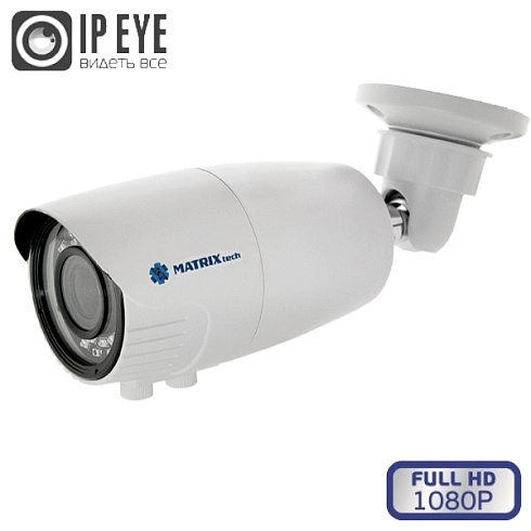 Вариофокальная IP камера MT-CW1080IP40VSE PoE